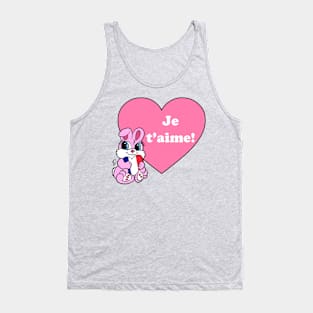 "Je T'aime!" Bunny (French) Tank Top